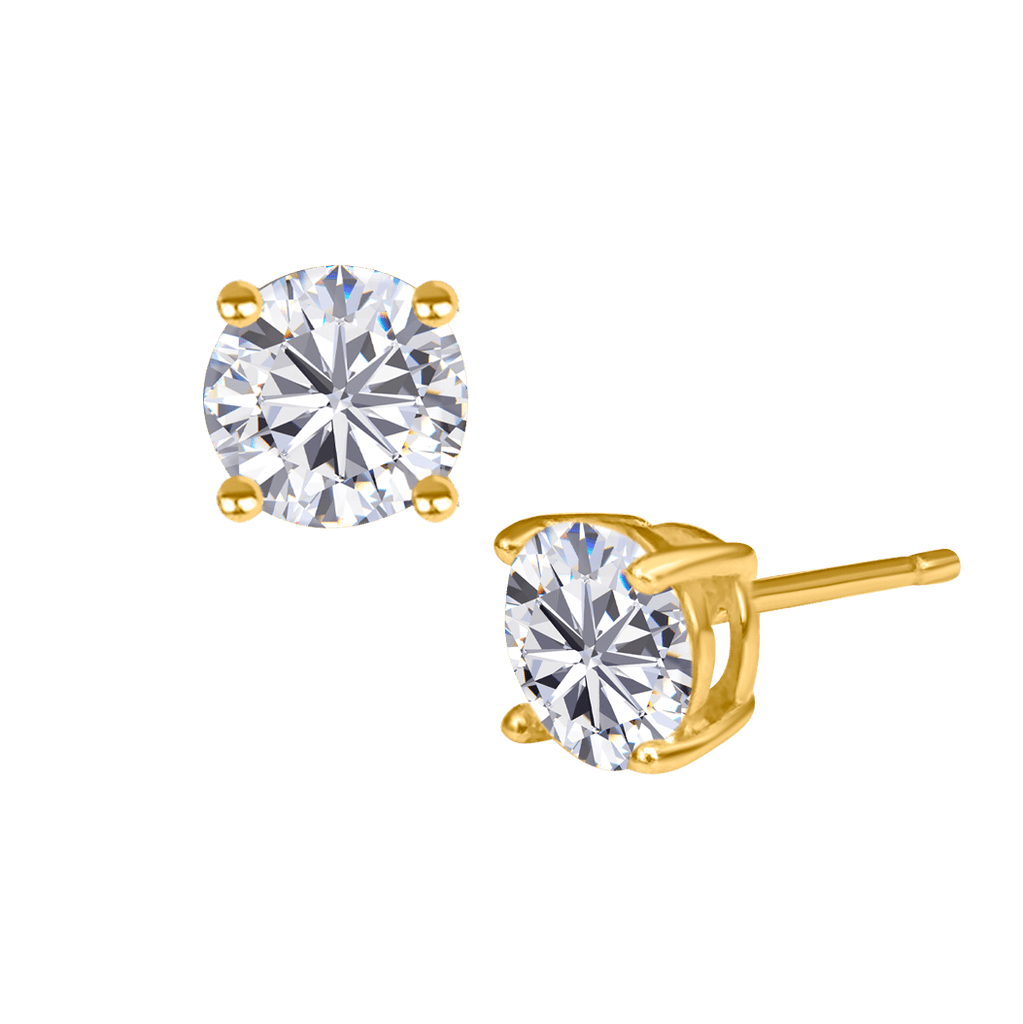 Round Diamond Studs