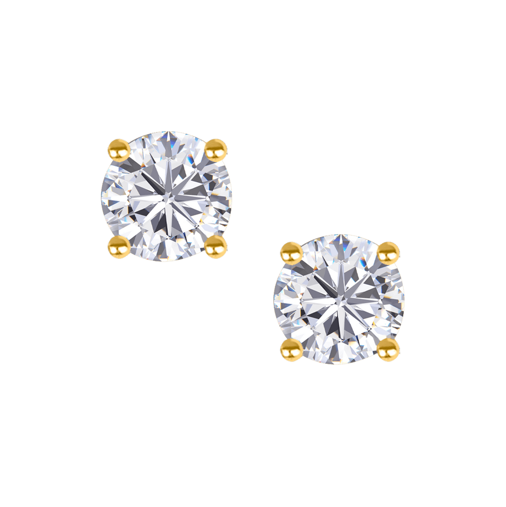 Round Diamond Studs
