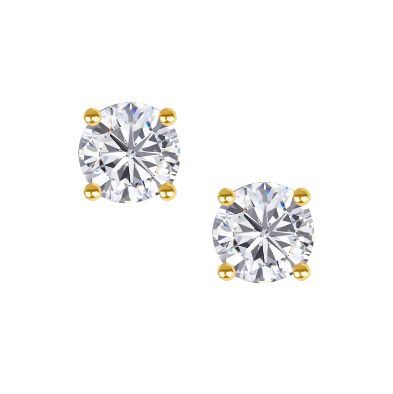 Round Diamond Studs