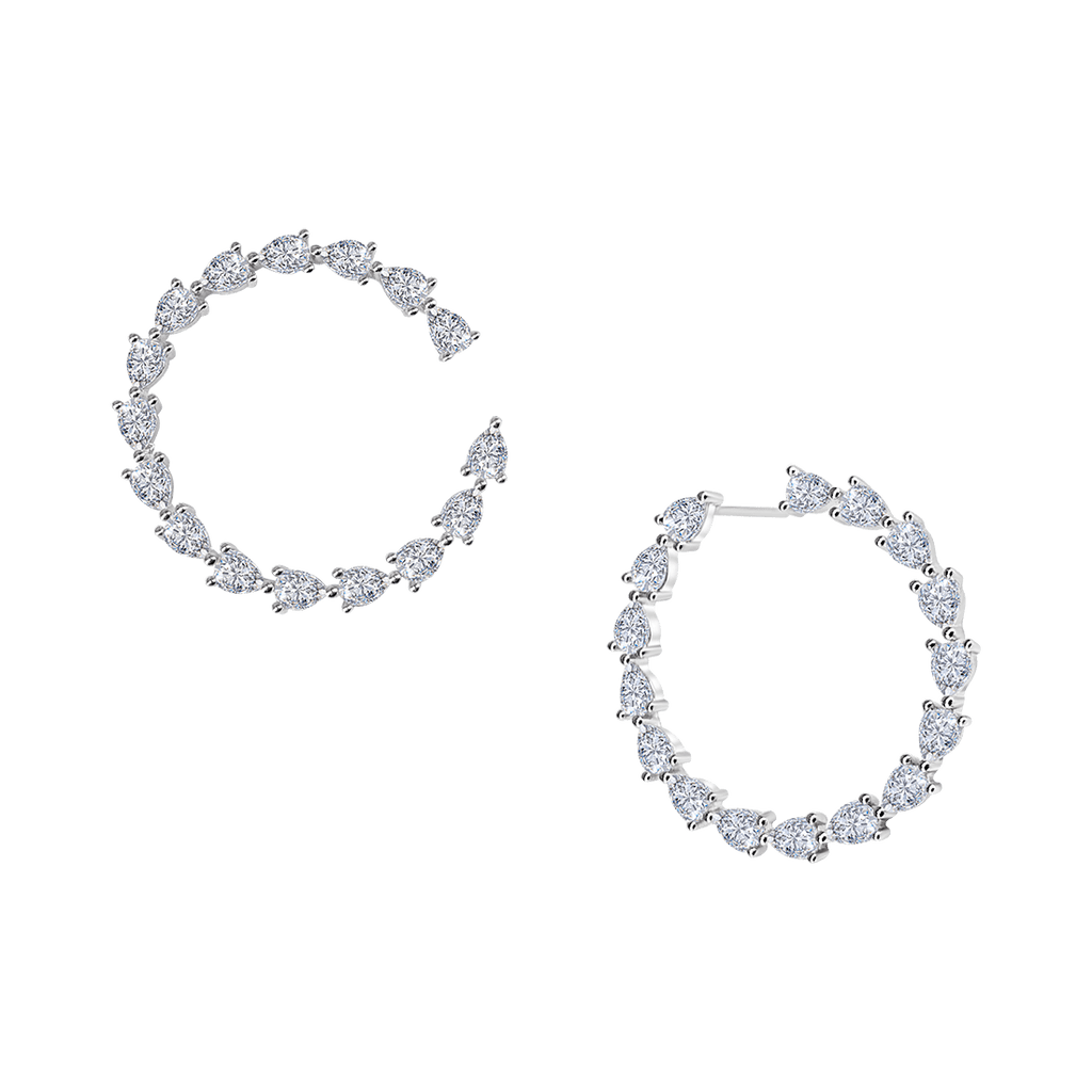 Dream Luxury Diamond Hoops