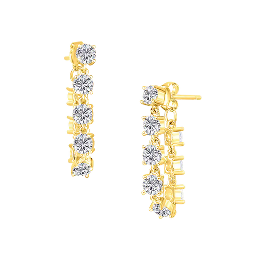Tennis Diamond Earrings