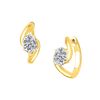 Oval Diamond Hoops
