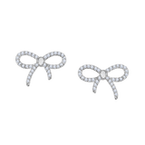Ribbon Diamond Studs