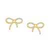 Ribbon Diamond Studs