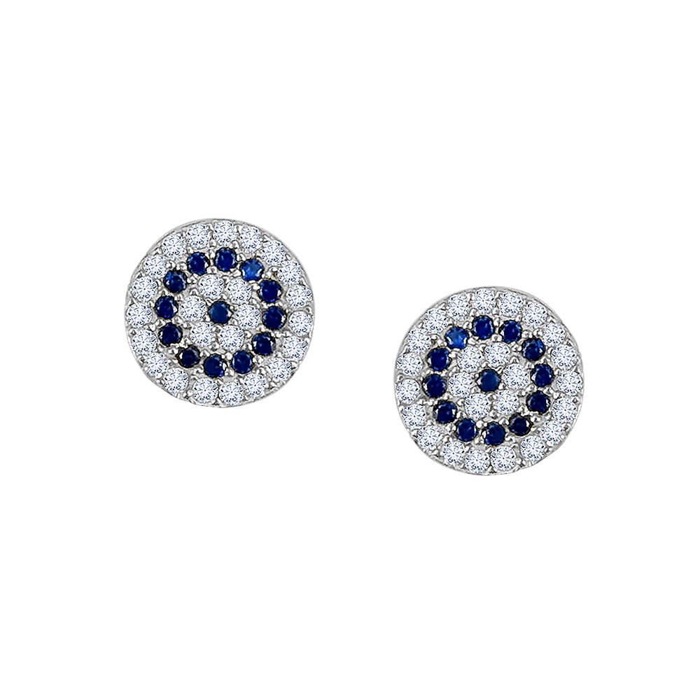 Evil Eye Round Studs