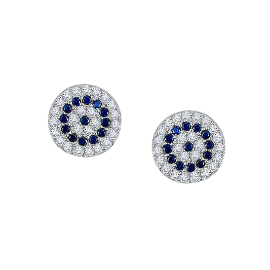 Evil Eye Round Studs