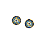 Mini Evil Eye Round Studs