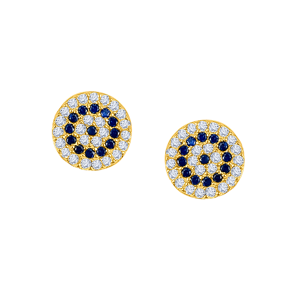 Evil Eye Round Studs