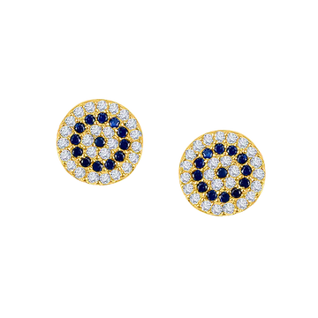 Evil Eye Round Studs
