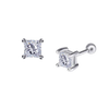 Square Diamond Ear Piercing