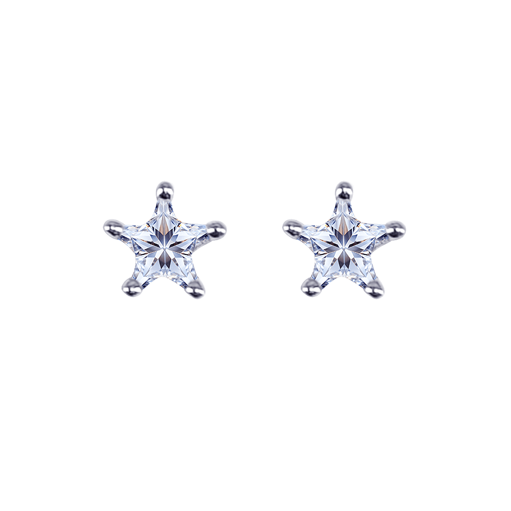 Mini Star Diamond Studs