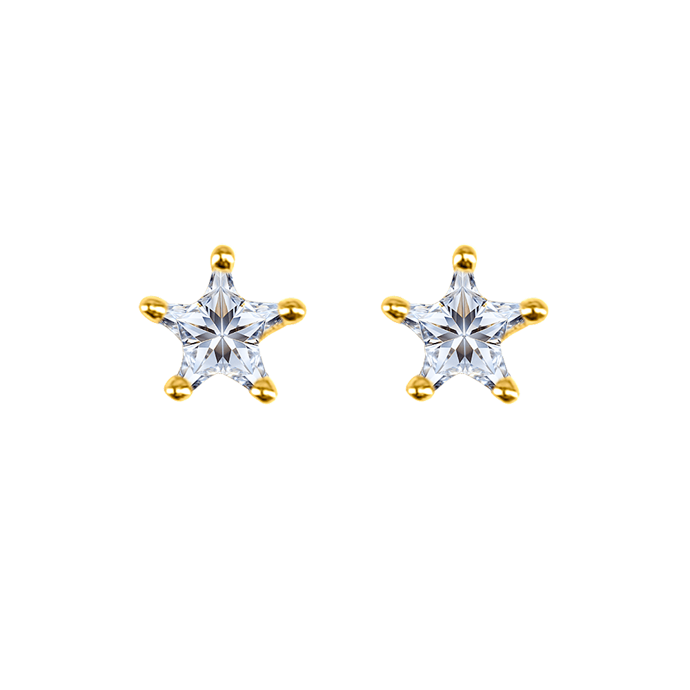 Mini Star Diamond Studs