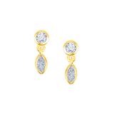 Leaf Diamond Studs