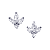 Fleur Diamond Studs