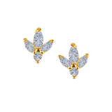 Fleur Marquise Diamond Studs