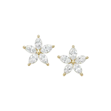 Mini Flower Diamond Studs