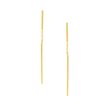 Linear Strand Drop Earrings