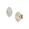 Marquise Halo Diamond Studs