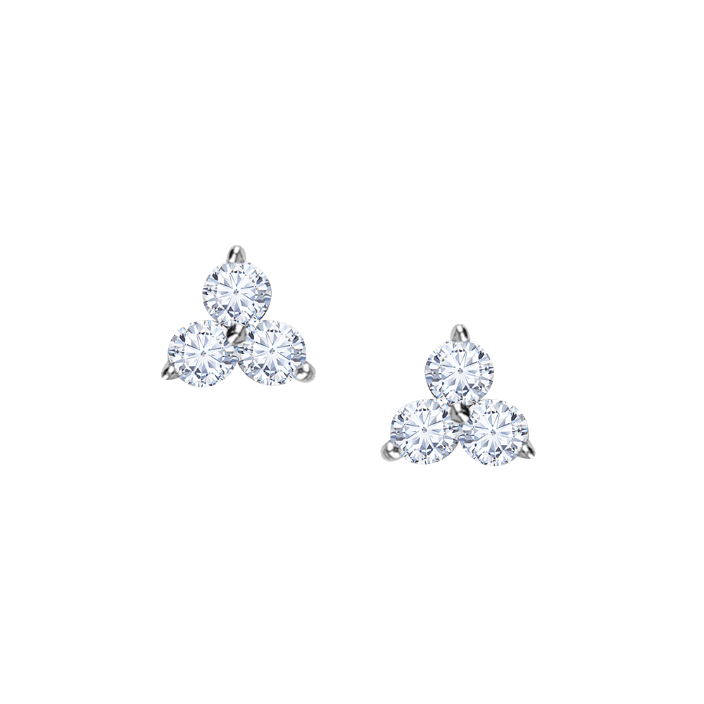 Trio Diamond Studs