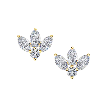 Fleur Diamond Studs