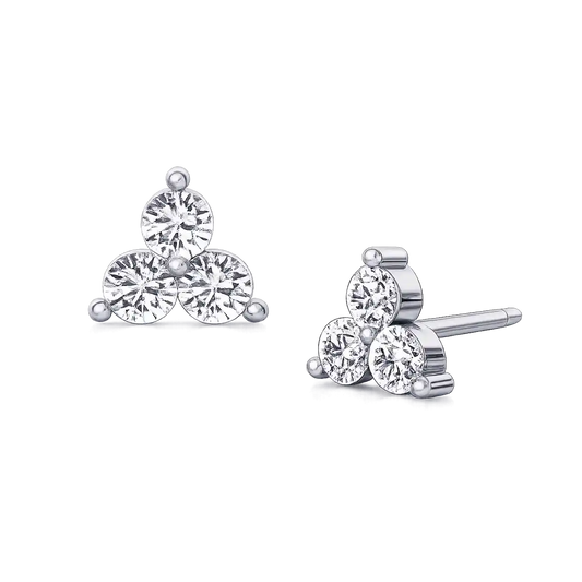 Trio Diamond Studs