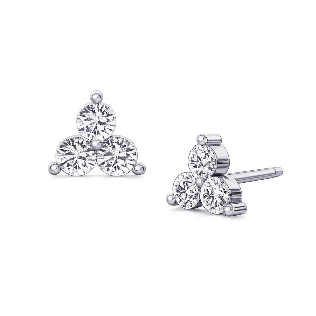 Trio Diamond Studs
