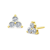 Trio Diamond Studs