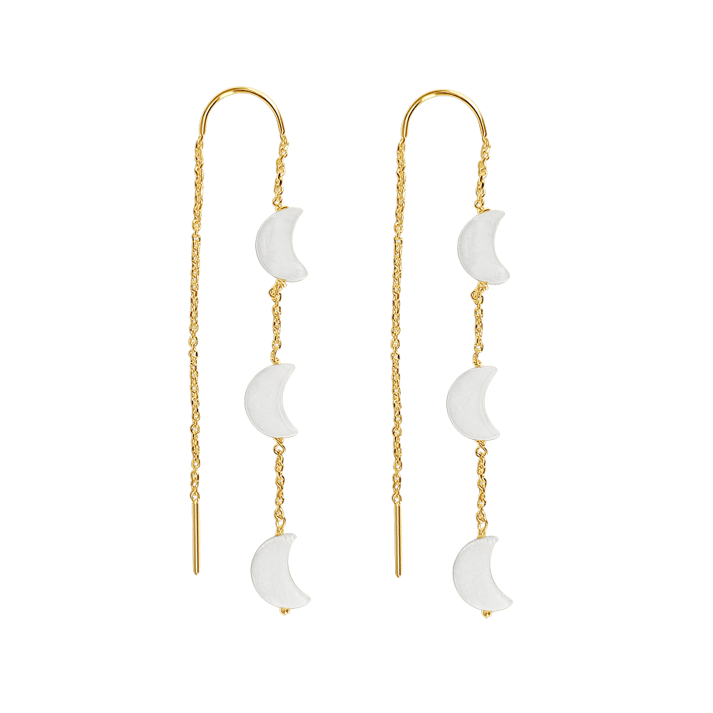 Moon Shell Earrings