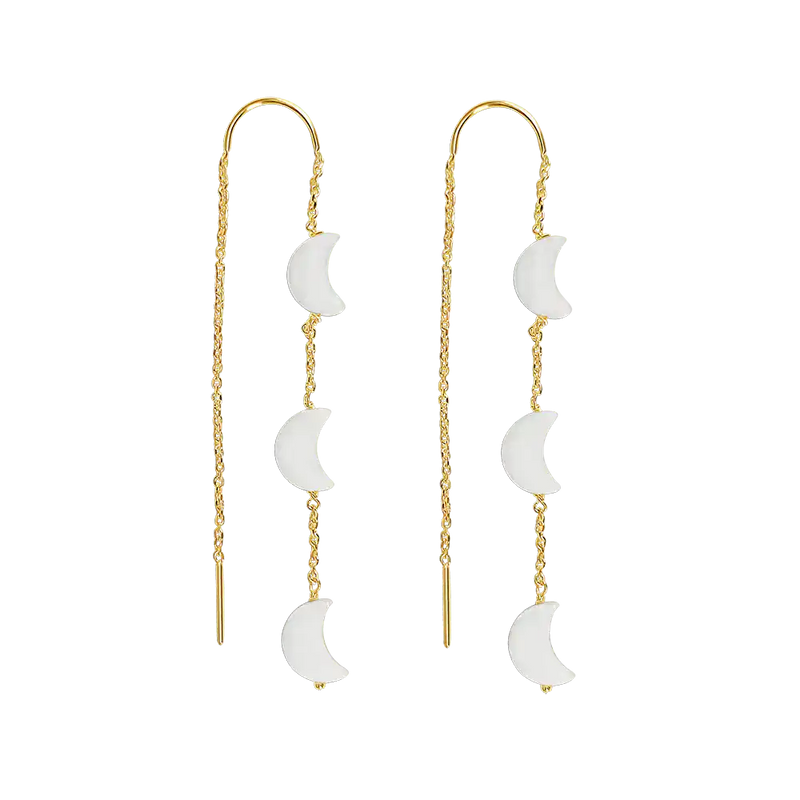 Moon Shell Earrings