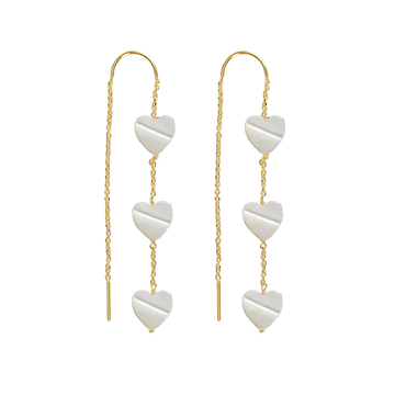 Heart Shell Earrings