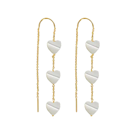Heart Shell Earrings