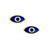 Evil Eye Enamel Studs