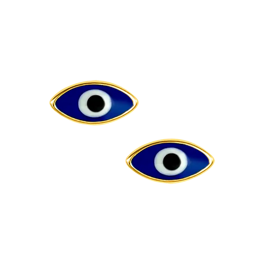 Evil Eye Enamel Studs
