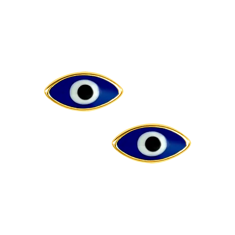 Evil Eye Enamel Studs