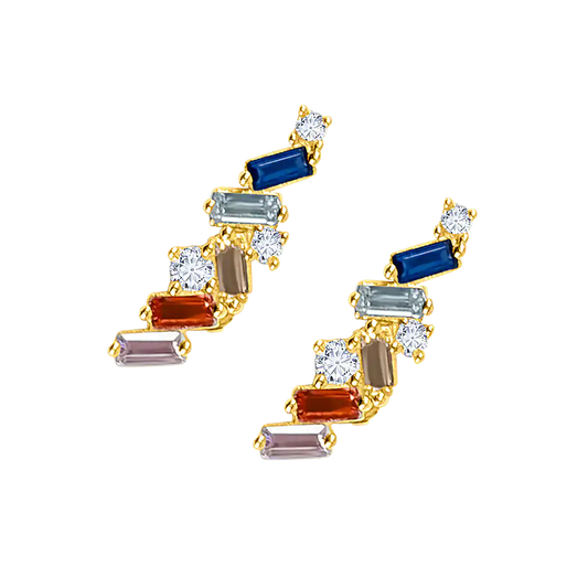 Candy Baguette Studs