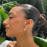 Twilight Star Diamond Hoops