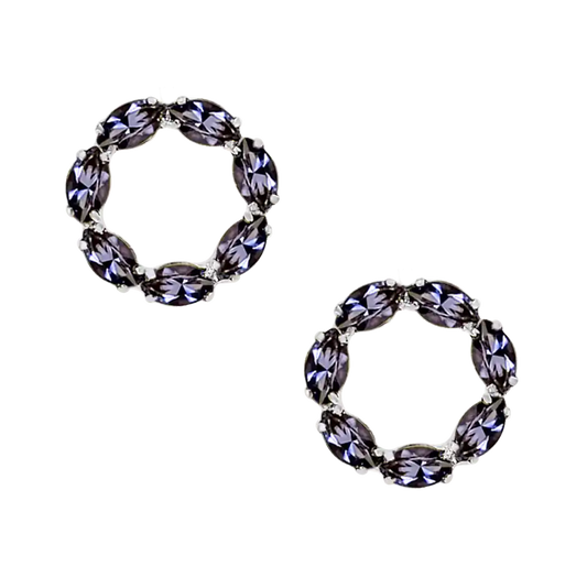 Sunset Amethyst Earrings