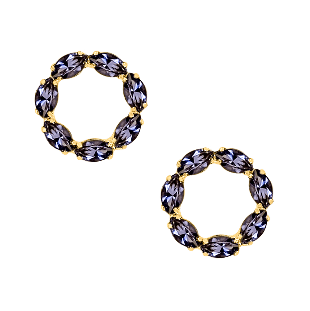 Sunset Amethyst Earrings