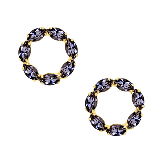 Sunset Amethyst Earrings