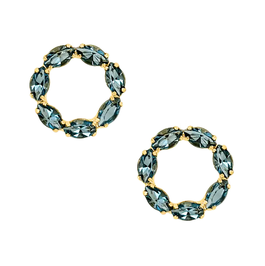 Sunset Aquamarine Earrings