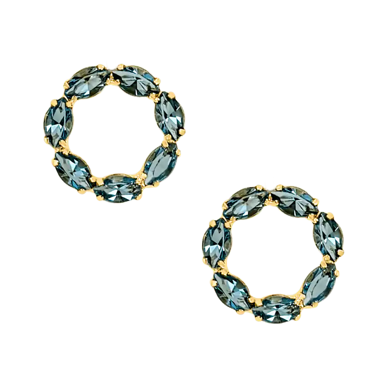 Sunset Aquamarine Earrings