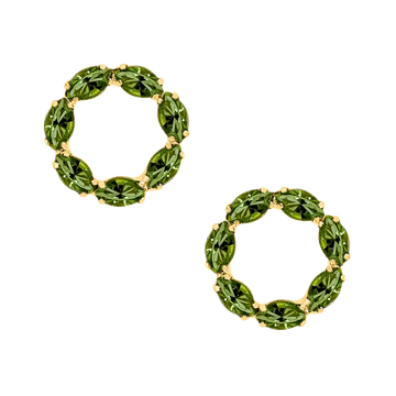 Sunset Peridot Earrings