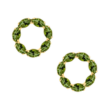 Sunset Peridot Earrings