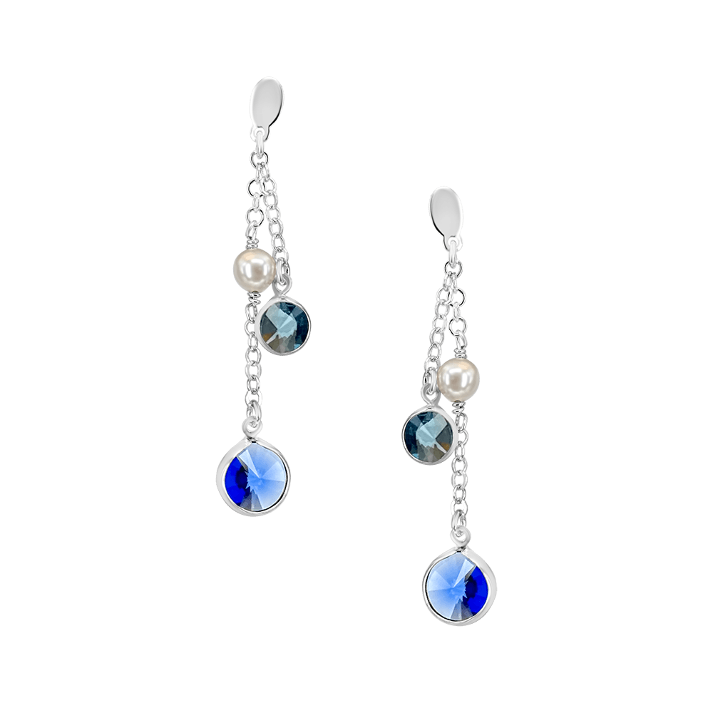 Milano Aqua Drop Earrings