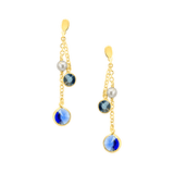 Milano Aqua Drop Earrings