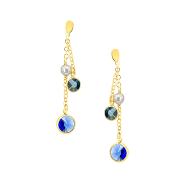 Milano Aqua Drop Earrings