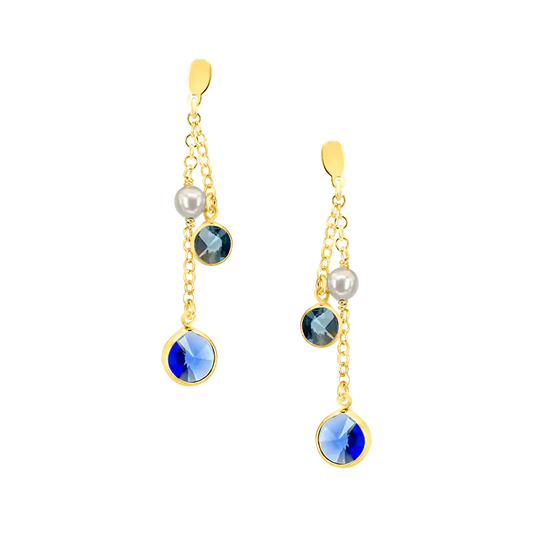 Milano Aqua Drop Earrings