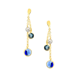 Milano Aqua Drop Earrings