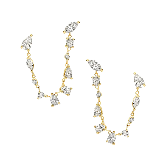 Cascade Diamond Earrings