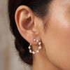 Orbit Diamond Hoops